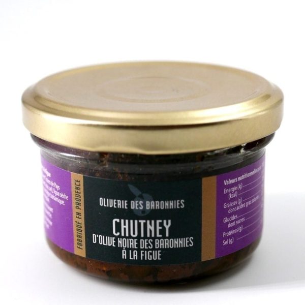 Chutney d'olive noire à la figue
